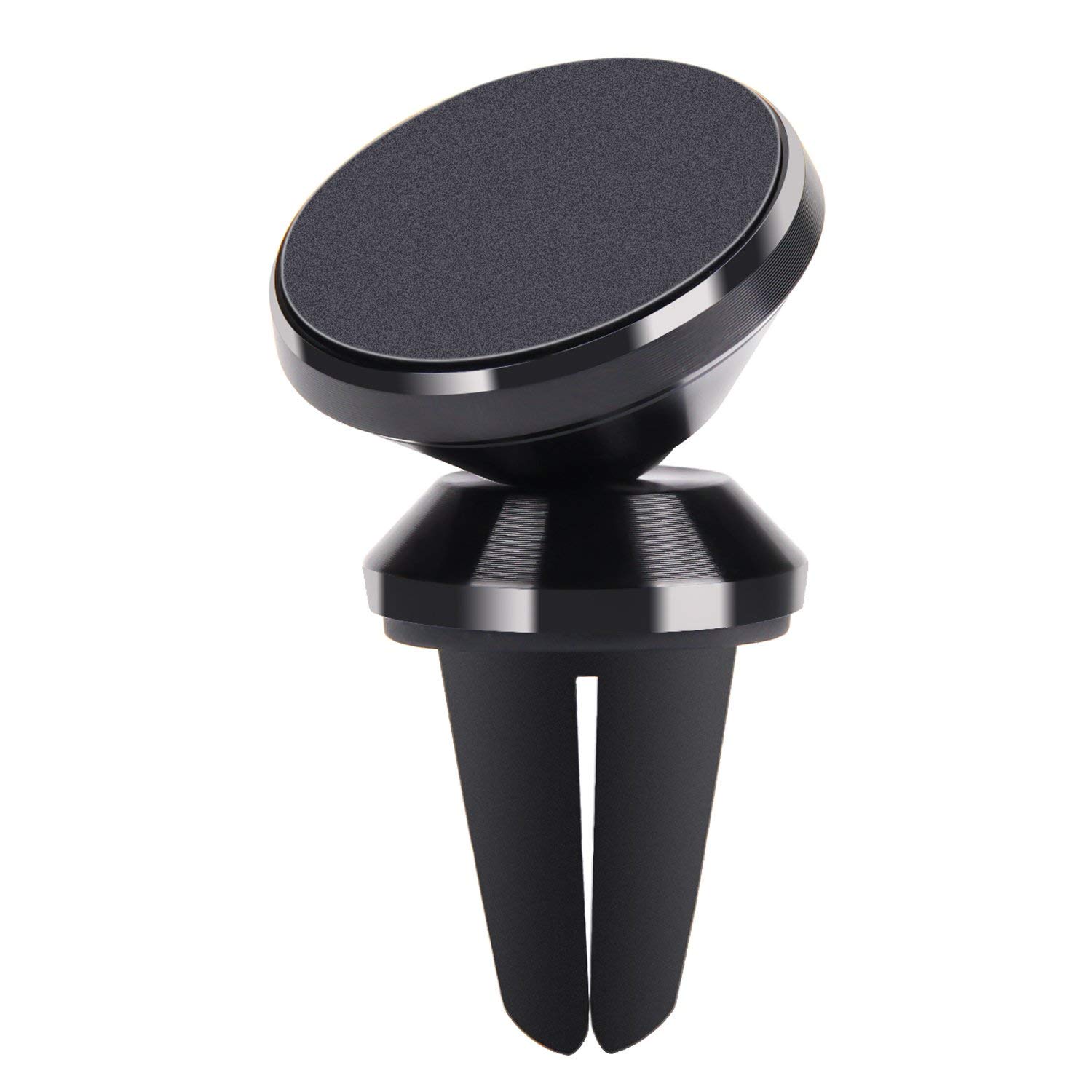 360 Universal Magnetic Snap On Air Vent Car Mount Holder 007 (Black)